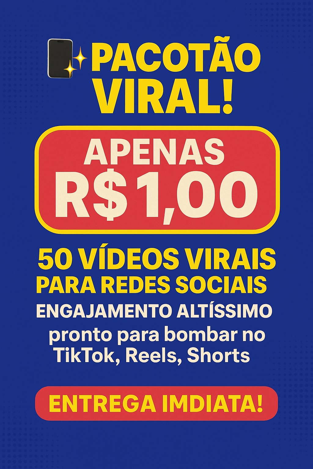 🔥 50 Vídeos Virais para Redes Sociais com TAG altissima!